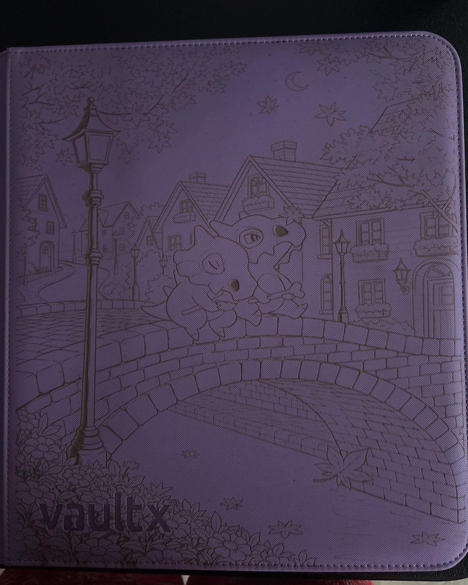 Cubone-Inspired Engraved Vault X Binder | Custom Trading Card Album | Pokémon Inspired Card Storage | Personalized Gift for TCG Collectors