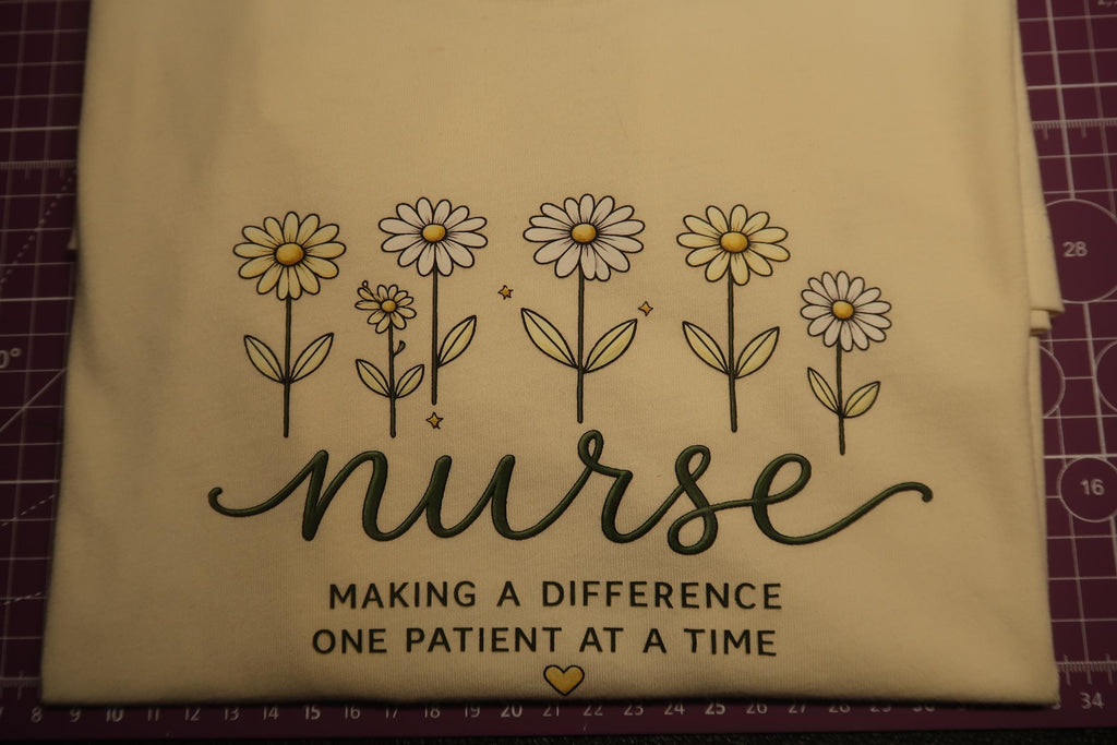 Nurse Daisy Shirt | Floral Nurse Tee | Nurse Appreciation Gift | Registered Nurse Shirt | Cute Healthcare Worker Tee | Soft Graphic Tee