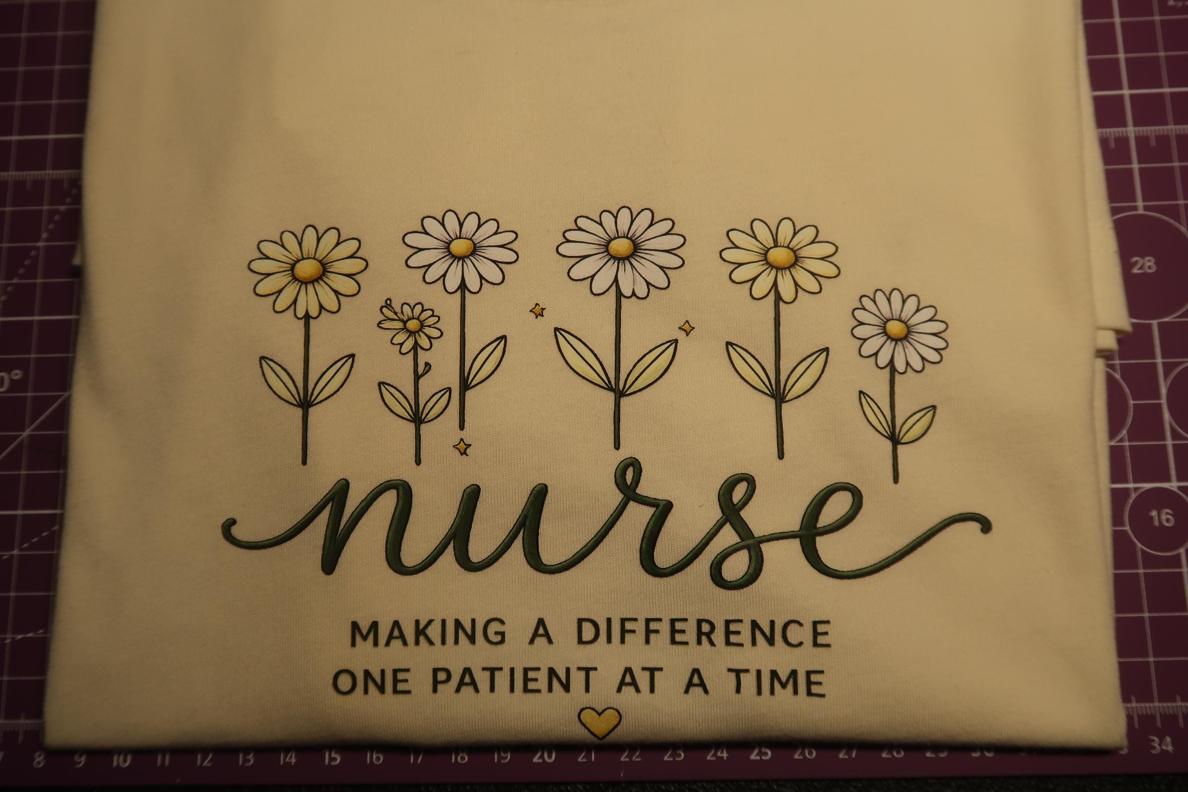Nurse Daisy Shirt | Floral Nurse Tee | Nurse Appreciation Gift | Registered Nurse Shirt | Cute Healthcare Worker Tee | Soft Graphic Tee