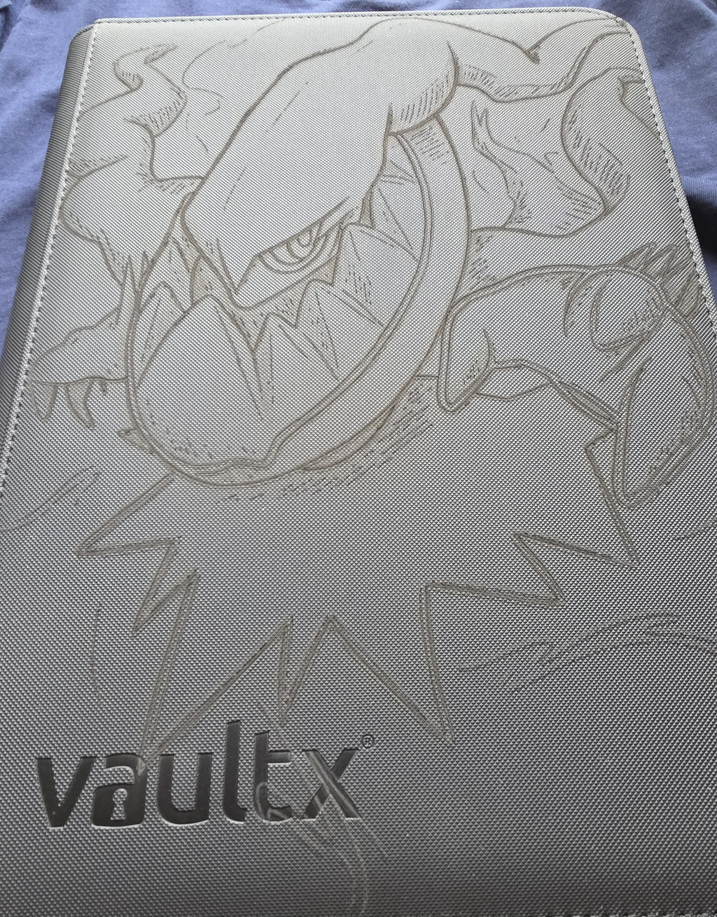 🌑 Laser Engraved Darkrai Inspired Trading Card Binder | Custom Collector Album