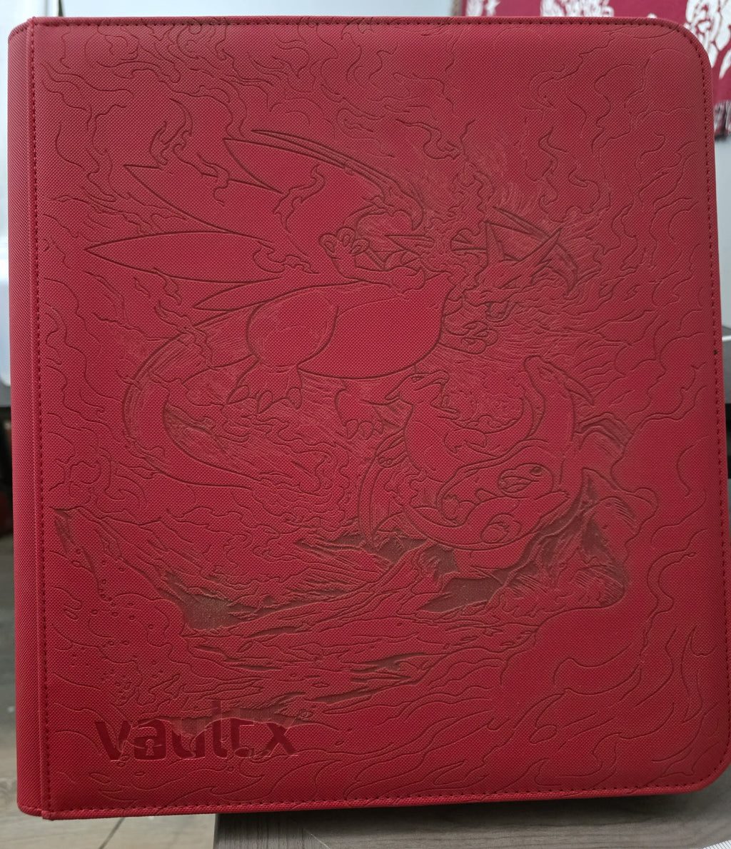 🔥 Laser Engraved Charizard Inspired Trading Card Binder | Custom Collector Album