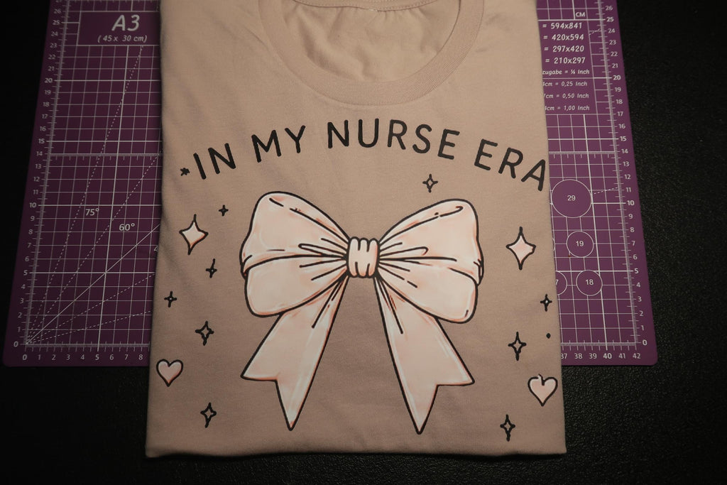 In My Nurse Era Shirt | Coquette Nurse Tee | Cute RN Shirt | Pink Bow Nurse Shirt | Nursing Student Gift | Bella Canvas Tee