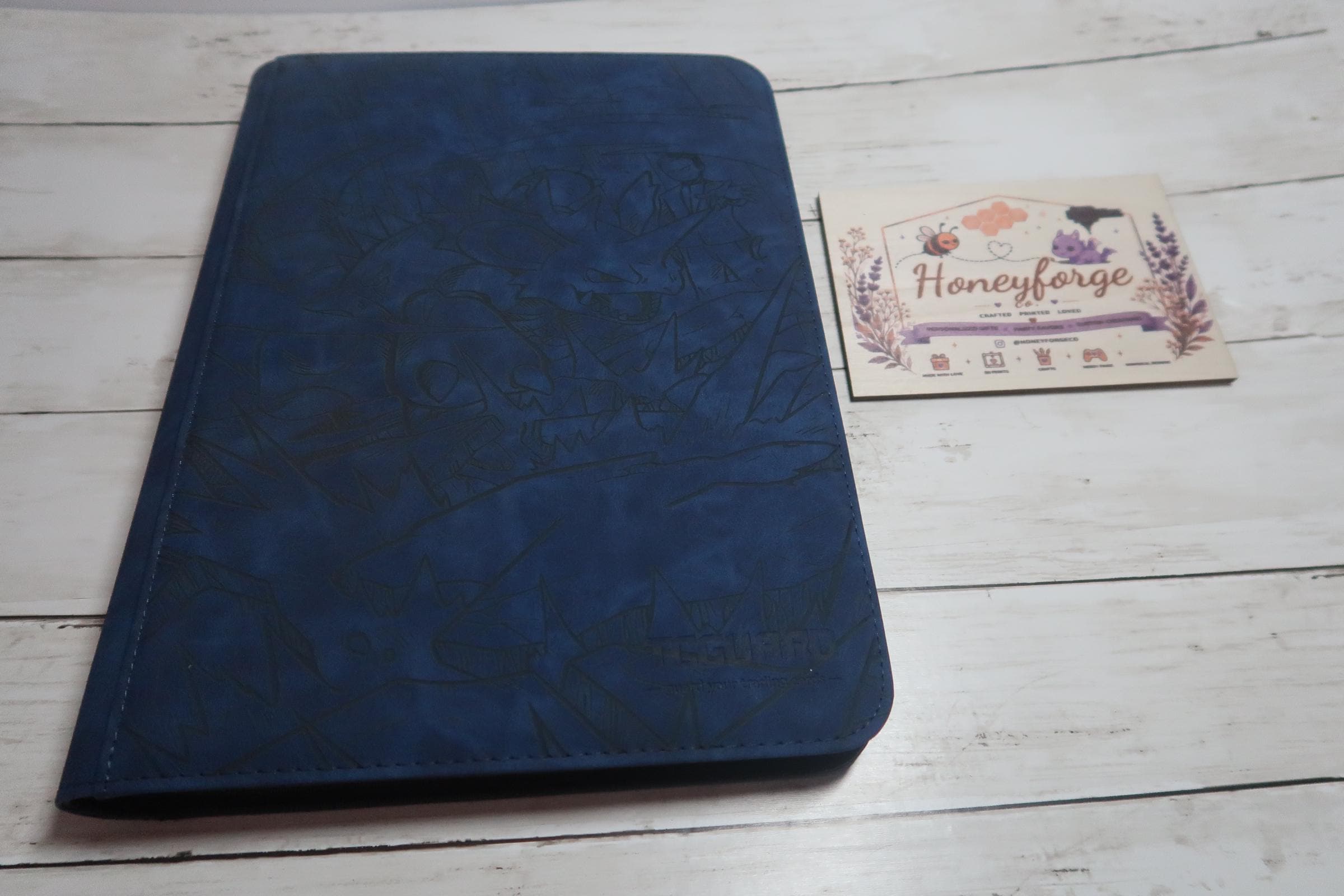 Nidoh Pokémon Inspired Laser Engraved Trading Card Binder | Custom Back Engraving Available | Holds 360 Cards