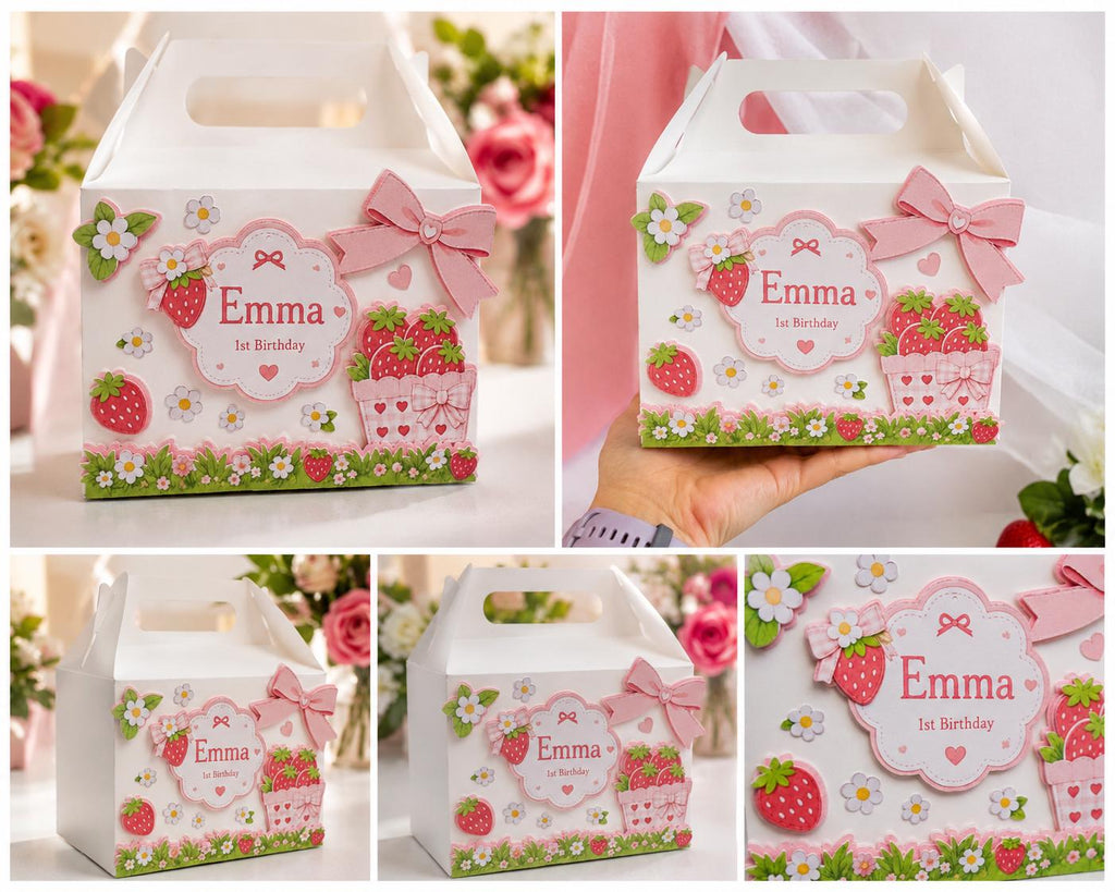 Berry Sweet Personalized Favor Box