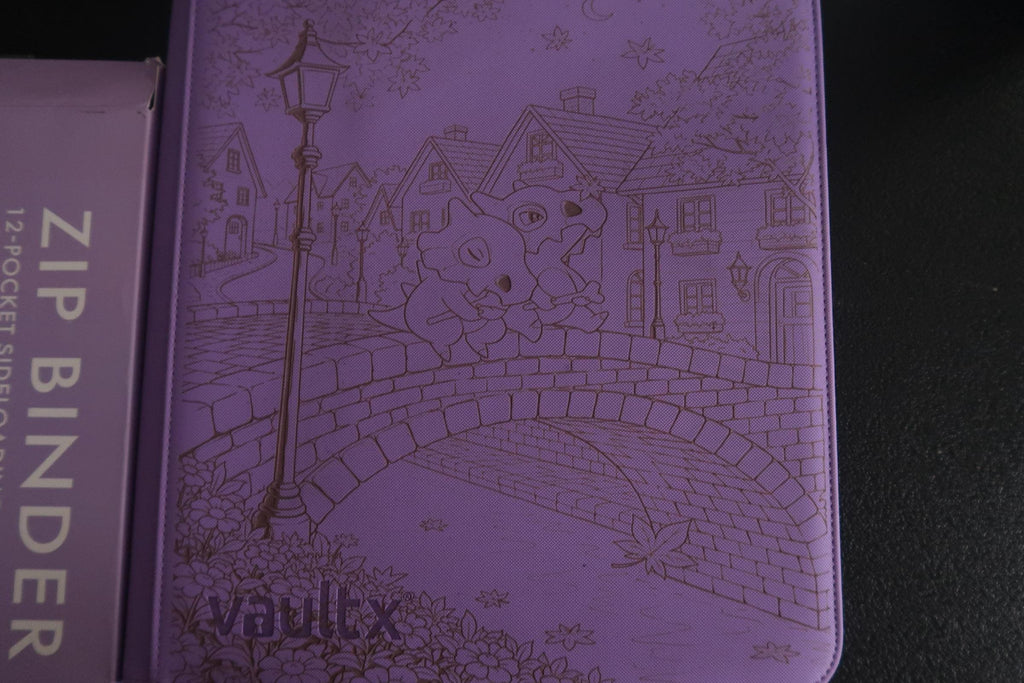 Cubone-Inspired Engraved Vault X Binder | Custom Trading Card Album | Pokémon Inspired Card Storage | Personalized Gift for TCG Collectors