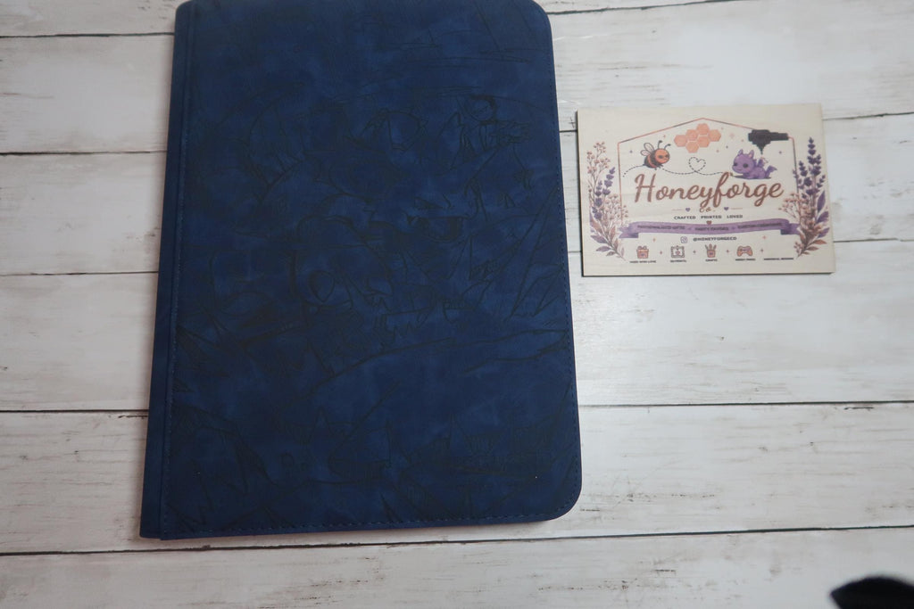 Nidoh Pokémon Inspired Laser Engraved Trading Card Binder | Custom Back Engraving Available | Holds 360 Cards