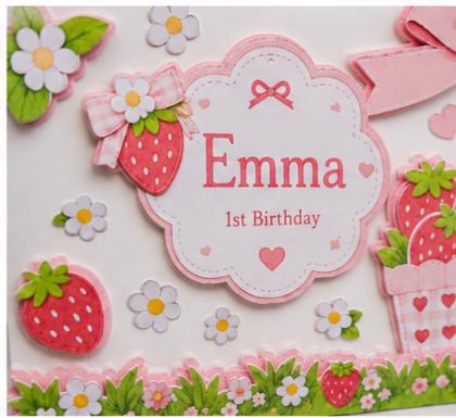 Berry Sweet Personalized Favor Box