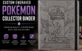 Mewtwo ultra pro binder laser engraved