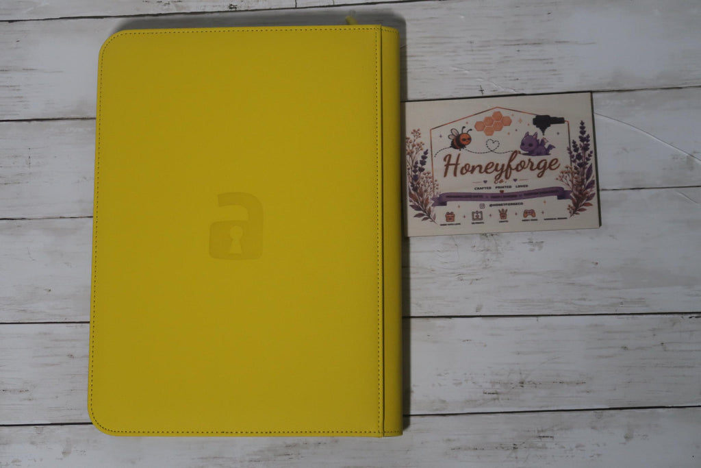 Pikachu Trading Card Album | Custom Laser Engraved Yellow Vault X Binder