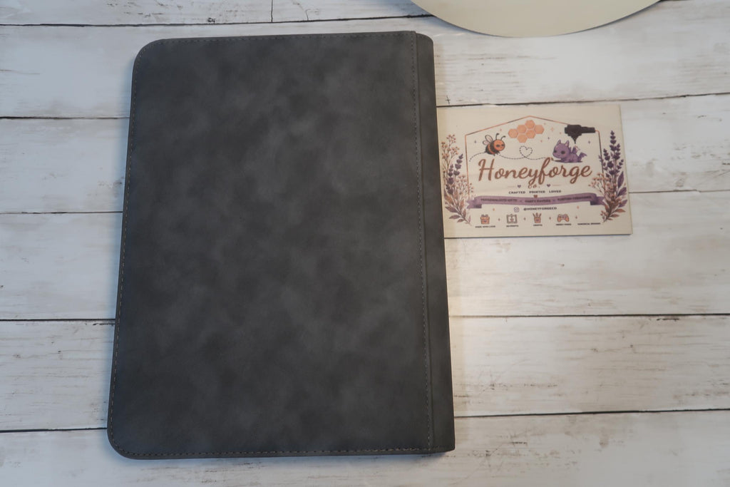 Mewtwo Inspired Laser Engraved TCG Guard 9-Pocket Binder | Custom Back Engraving Available