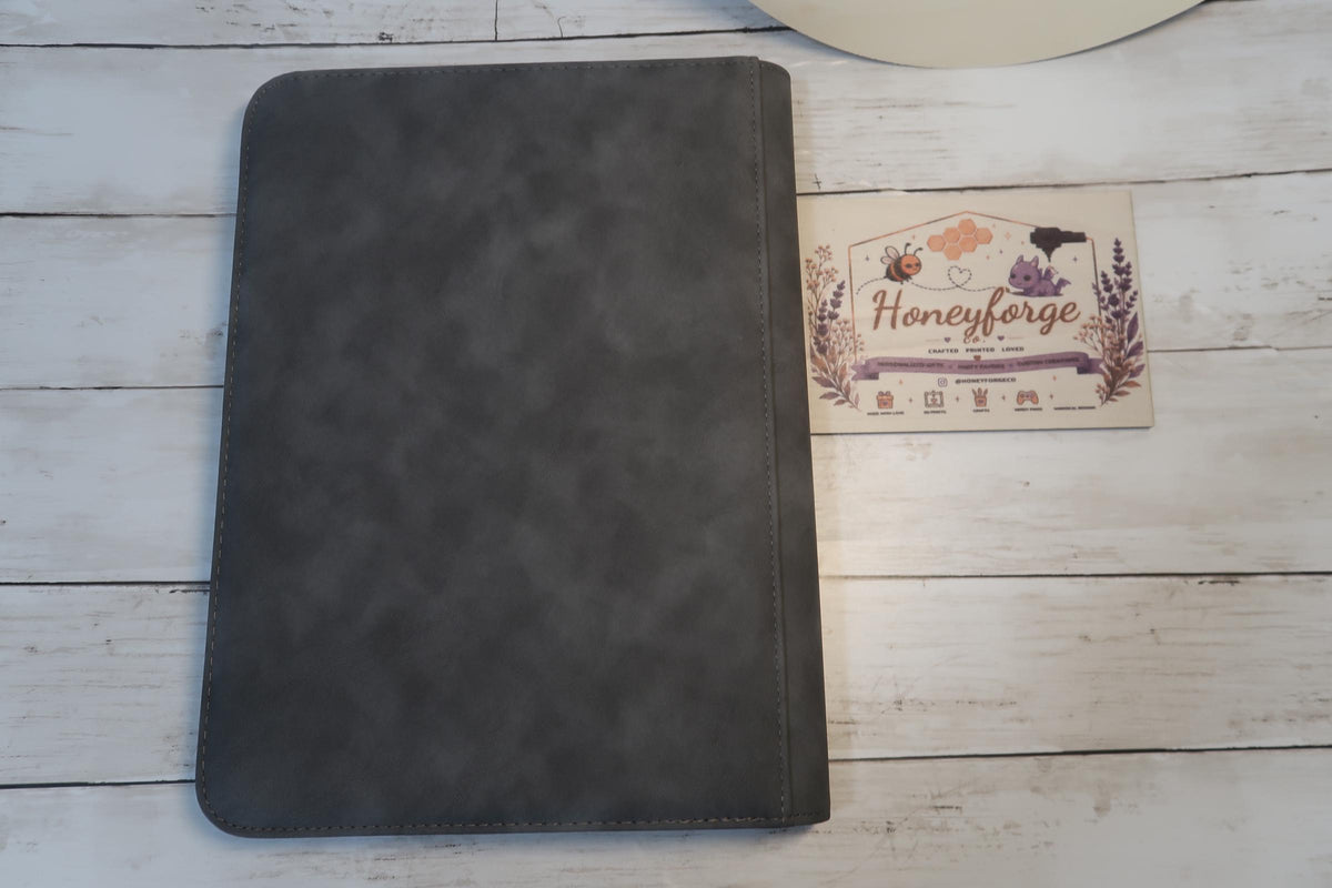 Mewtwo Inspired Laser Engraved TCG Guard 9-Pocket Binder | Custom Back Engraving Available