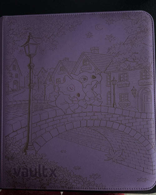 Cubone-Inspired Engraved Vault X Binder | Custom Trading Card Album | Pokémon Inspired Card Storage | Personalized Gift for TCG Collectors