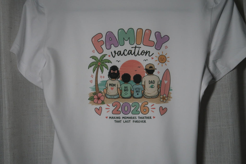 Family Vacation 2026 Matching Shirts | Custom Family Trip T-Shirt