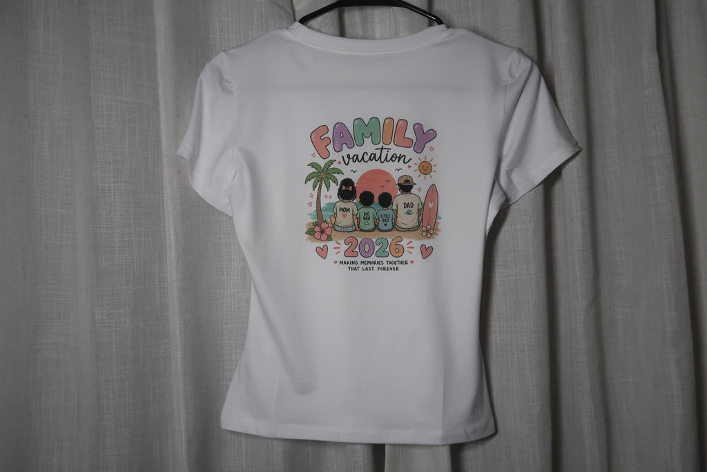 Family Vacation 2026 Matching Shirts | Custom Family Trip T-Shirt