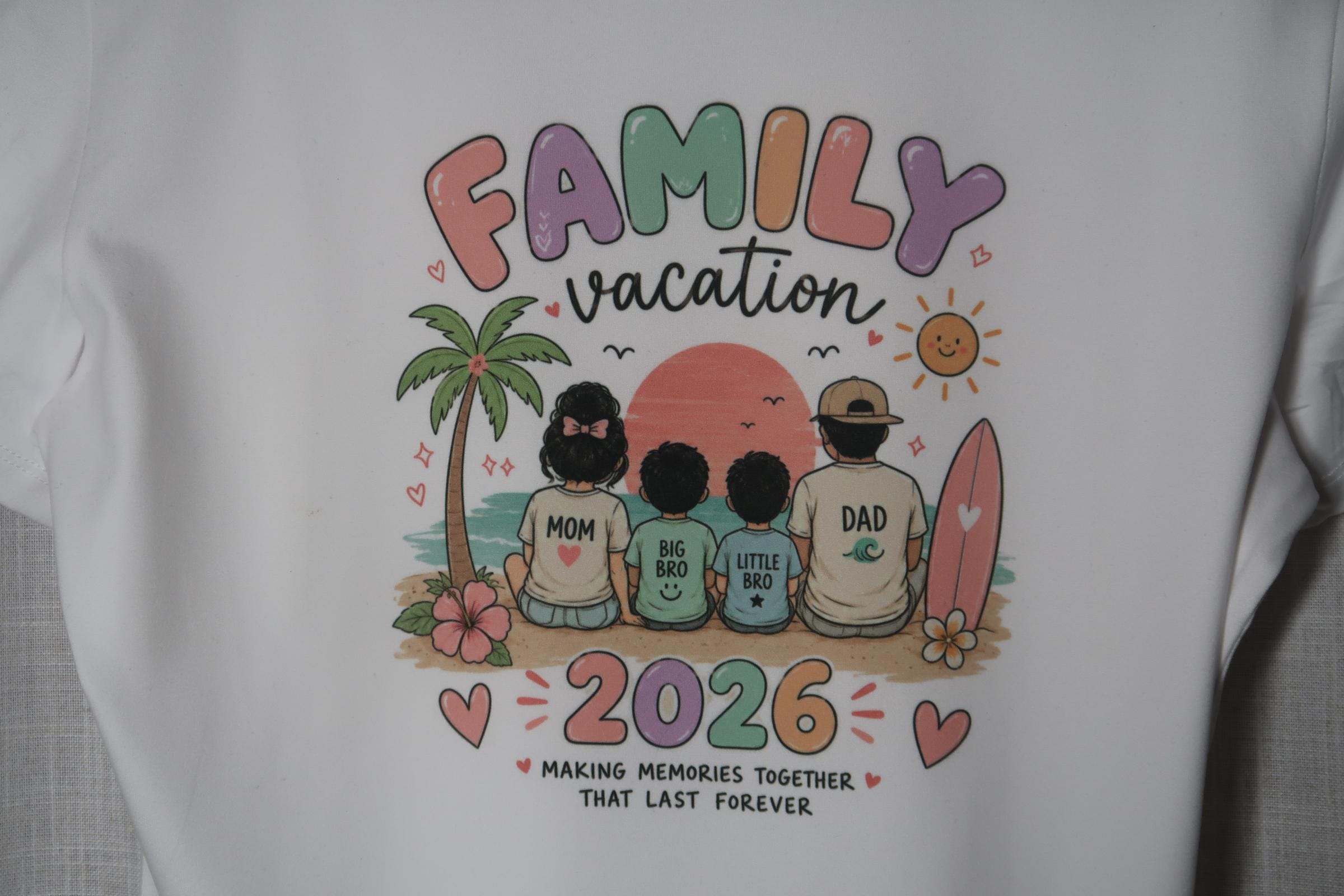 Family Vacation 2026 Matching Shirts | Custom Family Trip T-Shirt