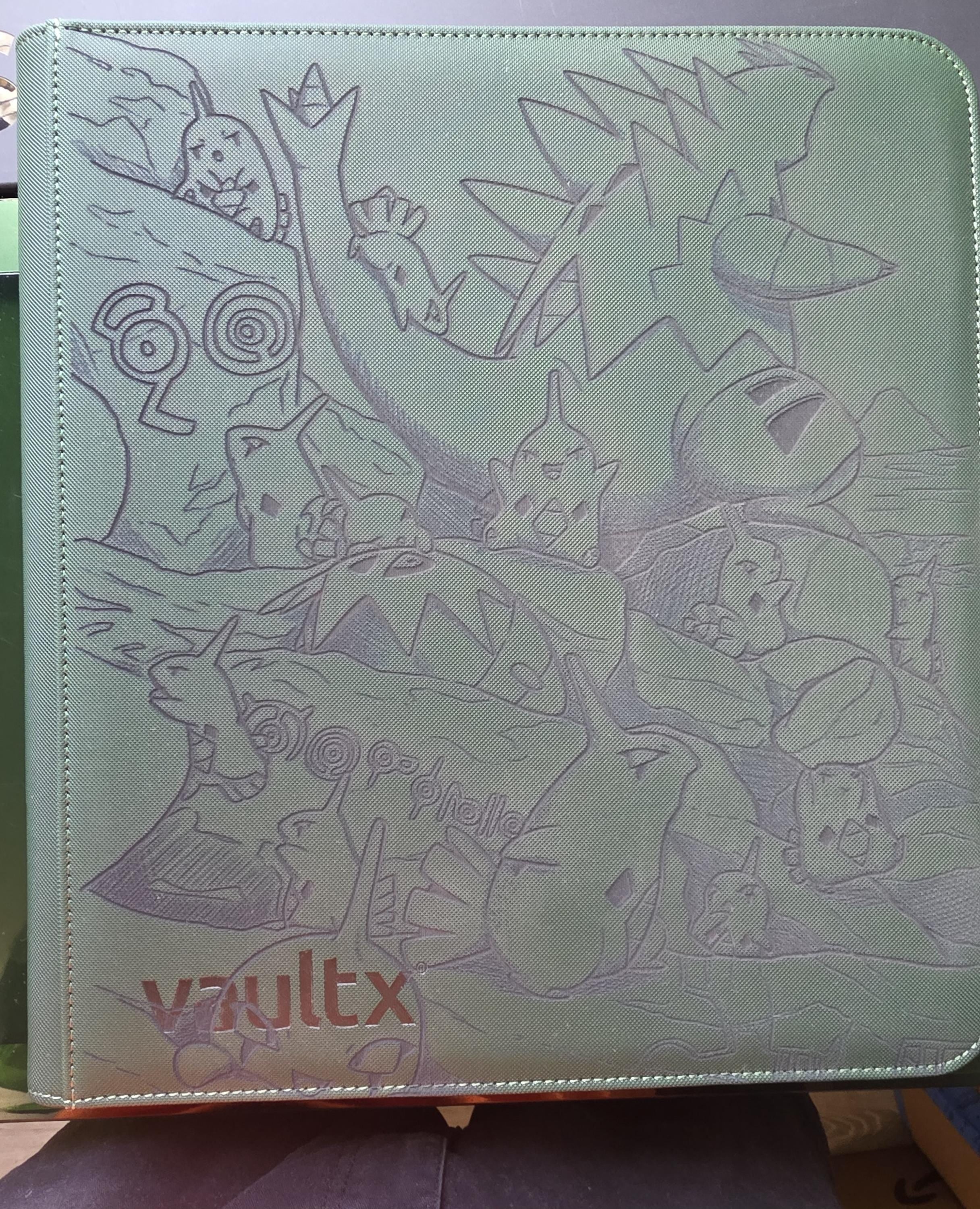 Custom Engraved Vault X Trading Card Binder | Personalized Pokémon, Anime, Gaming & Custom Artwork Binder | Laser Engraved Collector Album