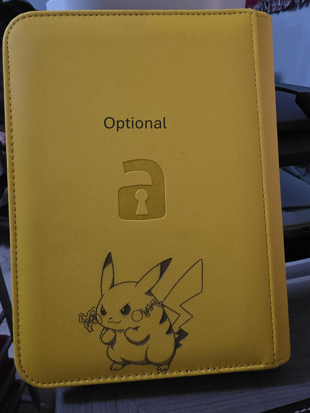 Laser Engraved Pikachu Trading Card Binder: TCG Collector Album