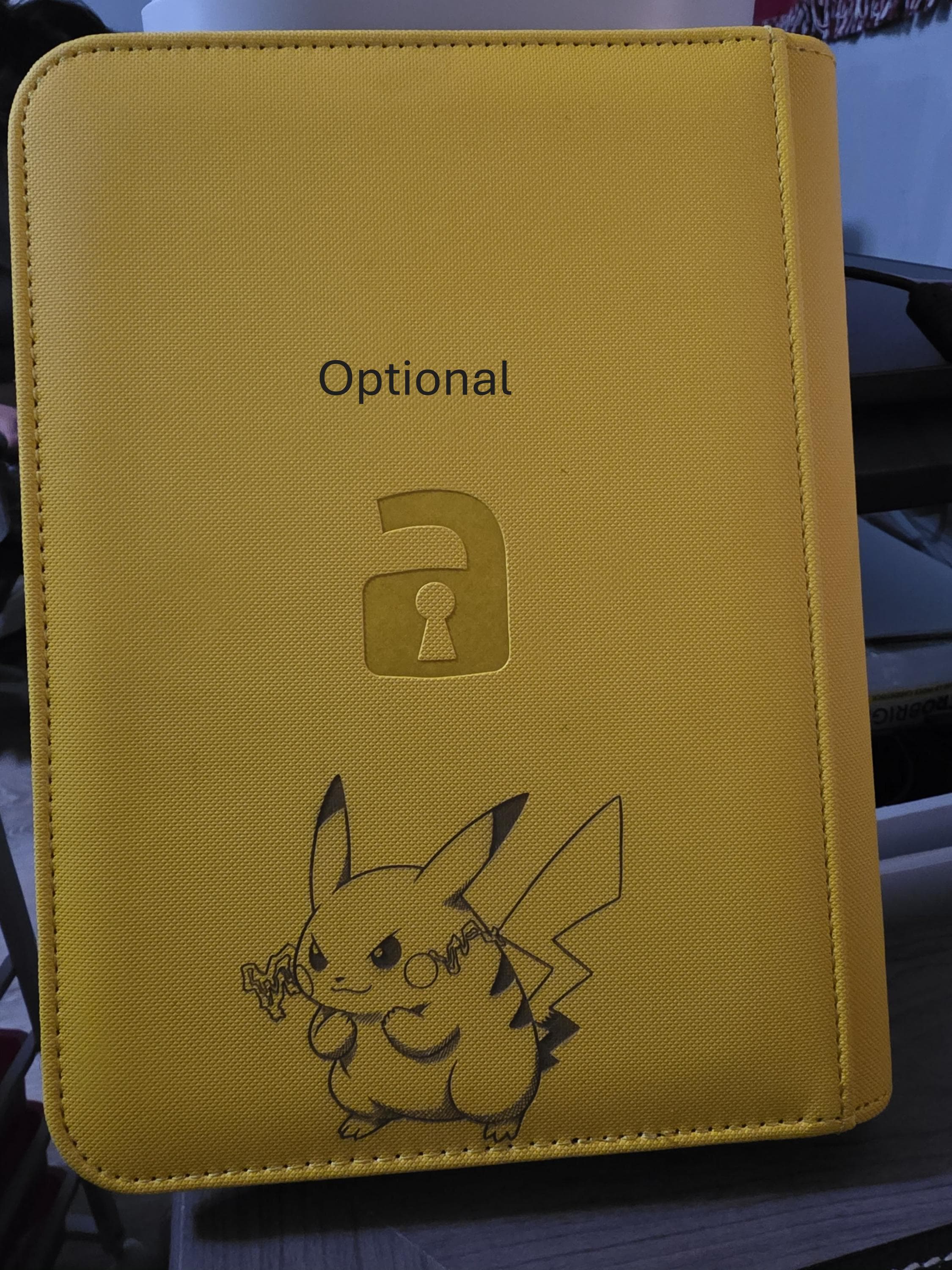 Laser Engraved Pikachu Trading Card Binder: TCG Collector Album