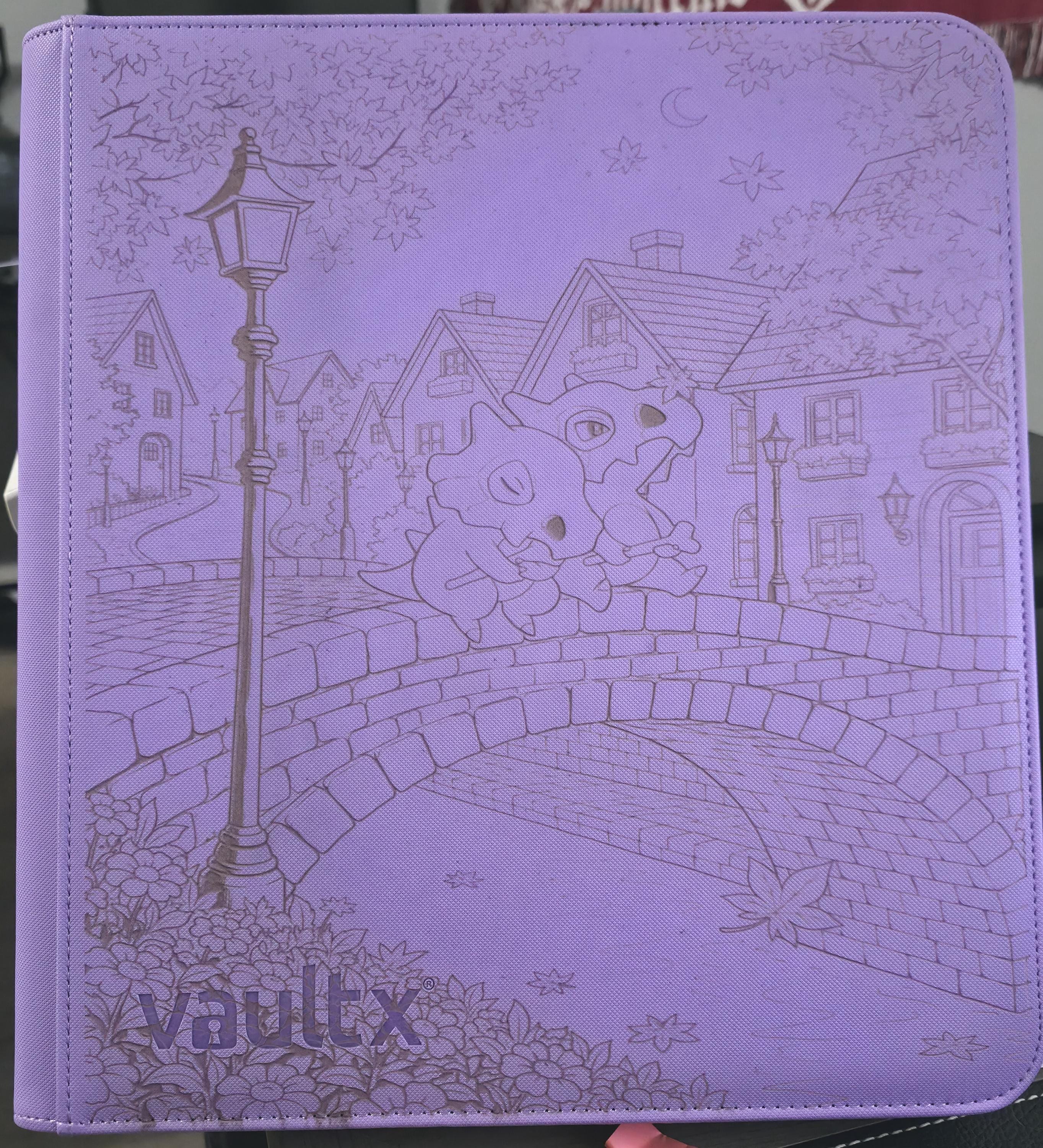 Cubone-Inspired Engraved Vault X Binder | Custom Trading Card Album | Pokémon Inspired Card Storage | Personalized Gift for TCG Collectors