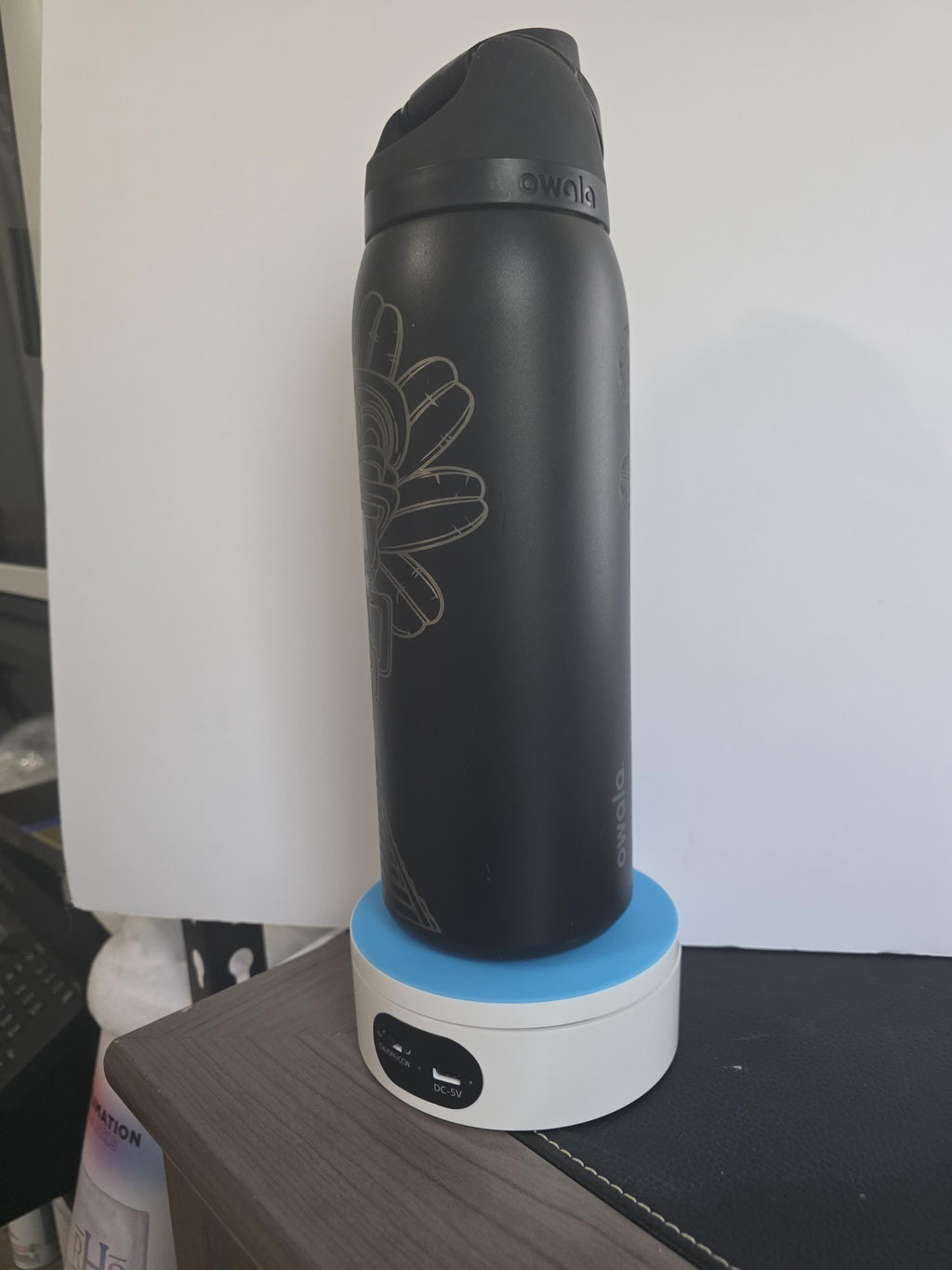 Laser Engraved Quetzalcoatl Owala Water Bottle | Aztec Inspired FreeSip Bottle | Mexican Heritage Gift