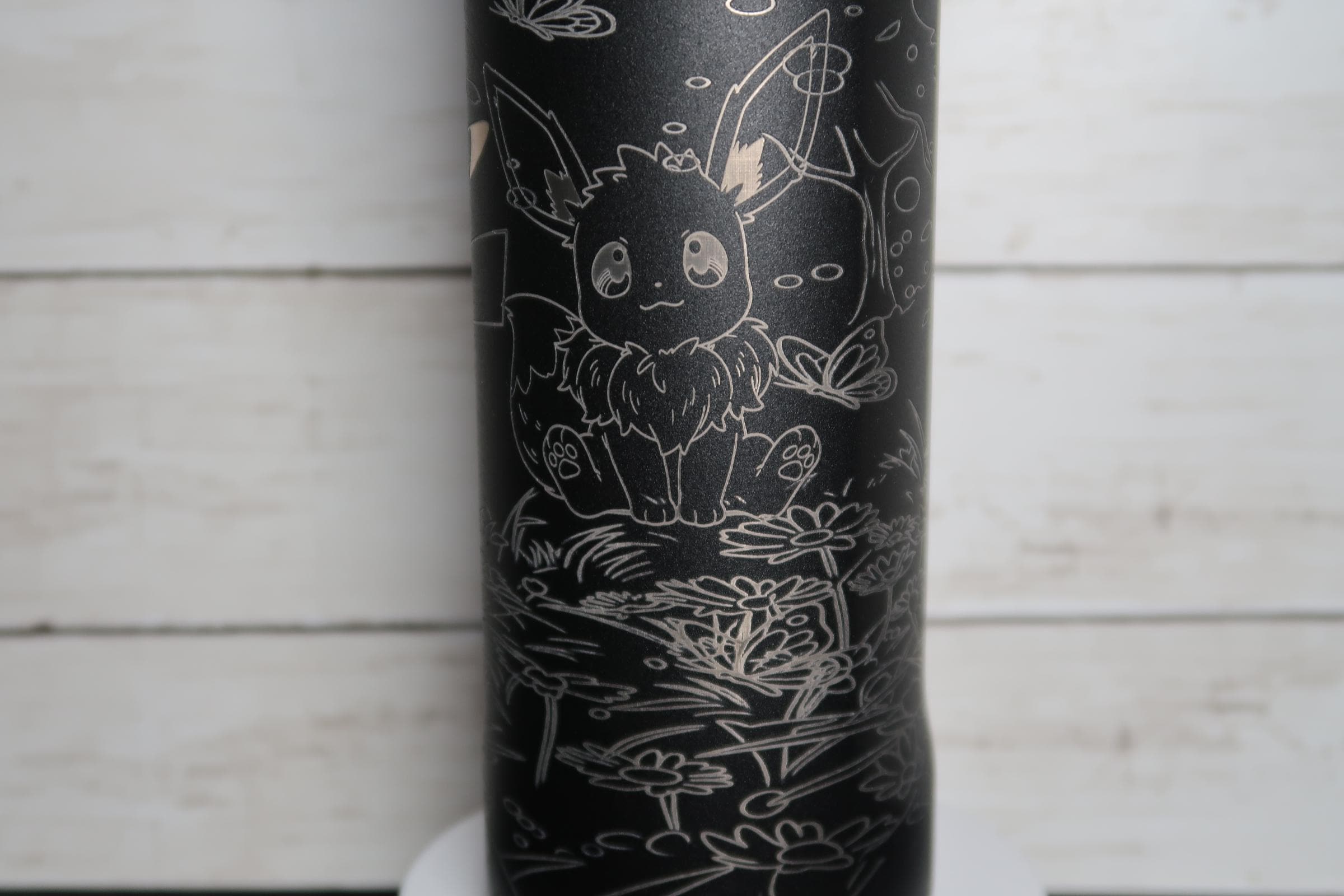 Eevee & Pikachu Engraved Owala Water Bottle | Pokémon Inspired Laser Engraved Tumbler | Custom FreeSip Bottle | Anime Gift