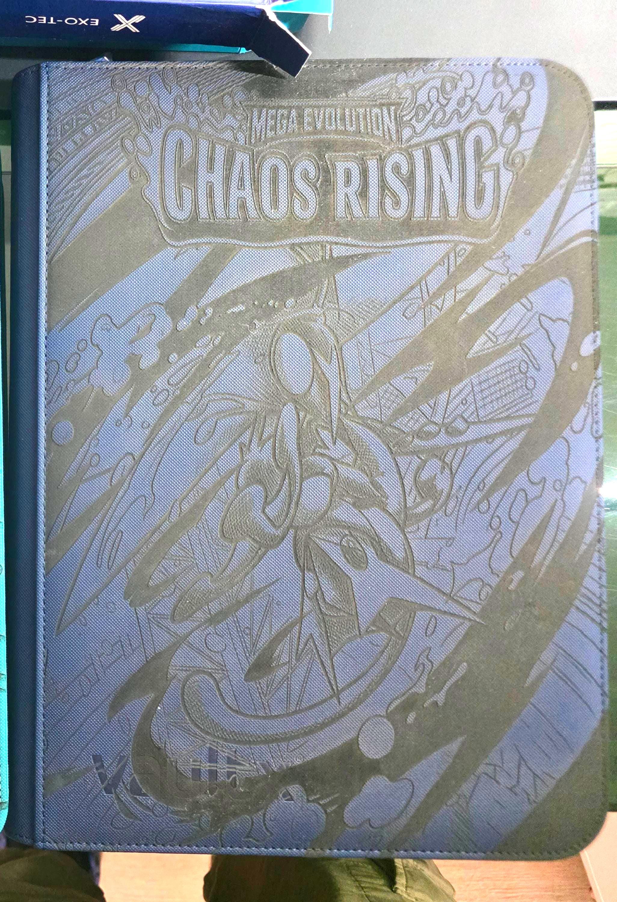 Laser Engraved Greninja Chaos Rising Inspired Vault X Binder