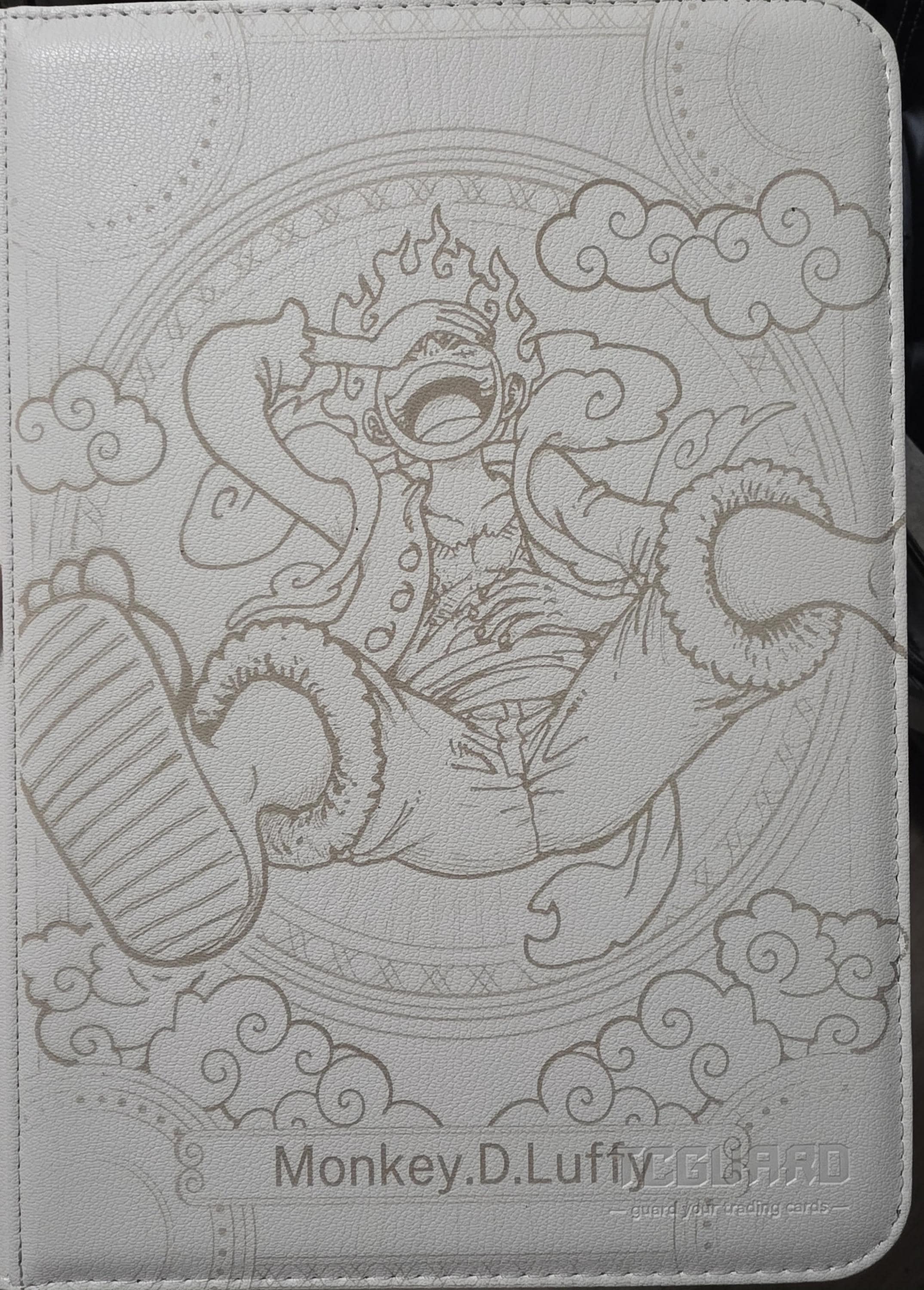 Laser Engraved 5th Gear Luffy Trading Card Binder One Piece Inspired Collector Album