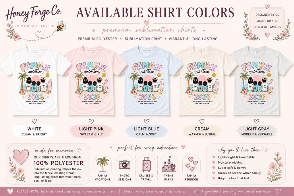 Family Vacation 2026 Matching Shirts | Custom Family Trip T-Shirt