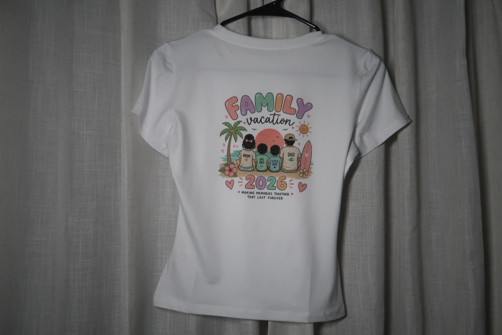 Family Vacation 2026 Matching Shirts | Custom Family Trip T-Shirt