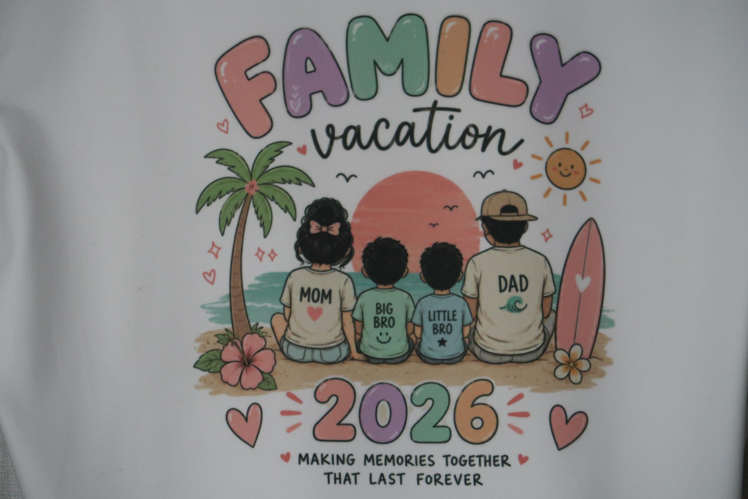 Family Vacation 2026 Matching Shirts | Custom Family Trip T-Shirt