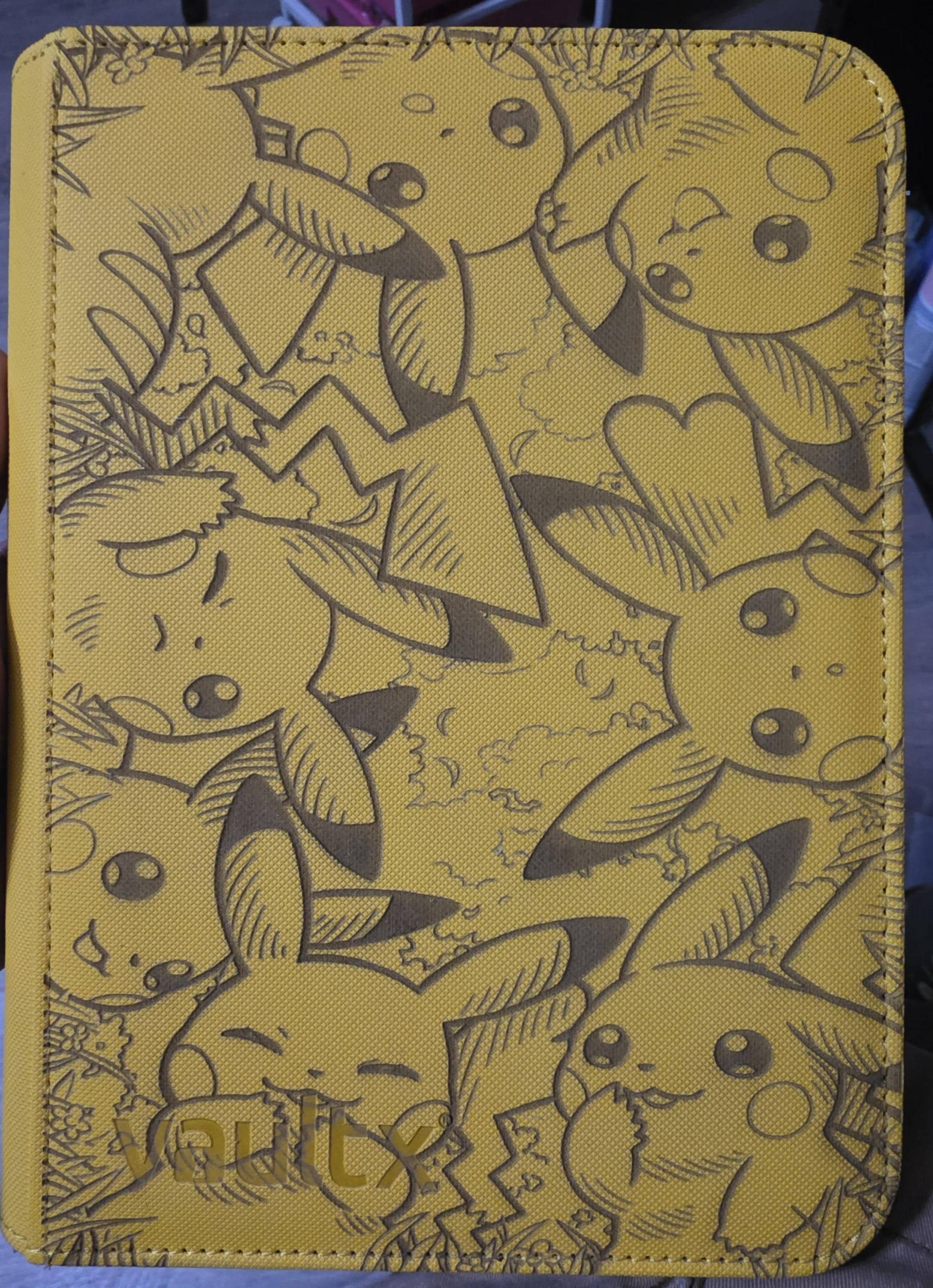 Laser Engraved Pikachu Trading Card Binder: TCG Collector Album