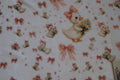 Personalized Duck Floral Baby Blanket | Pink Bow Nursery Plush Fleece