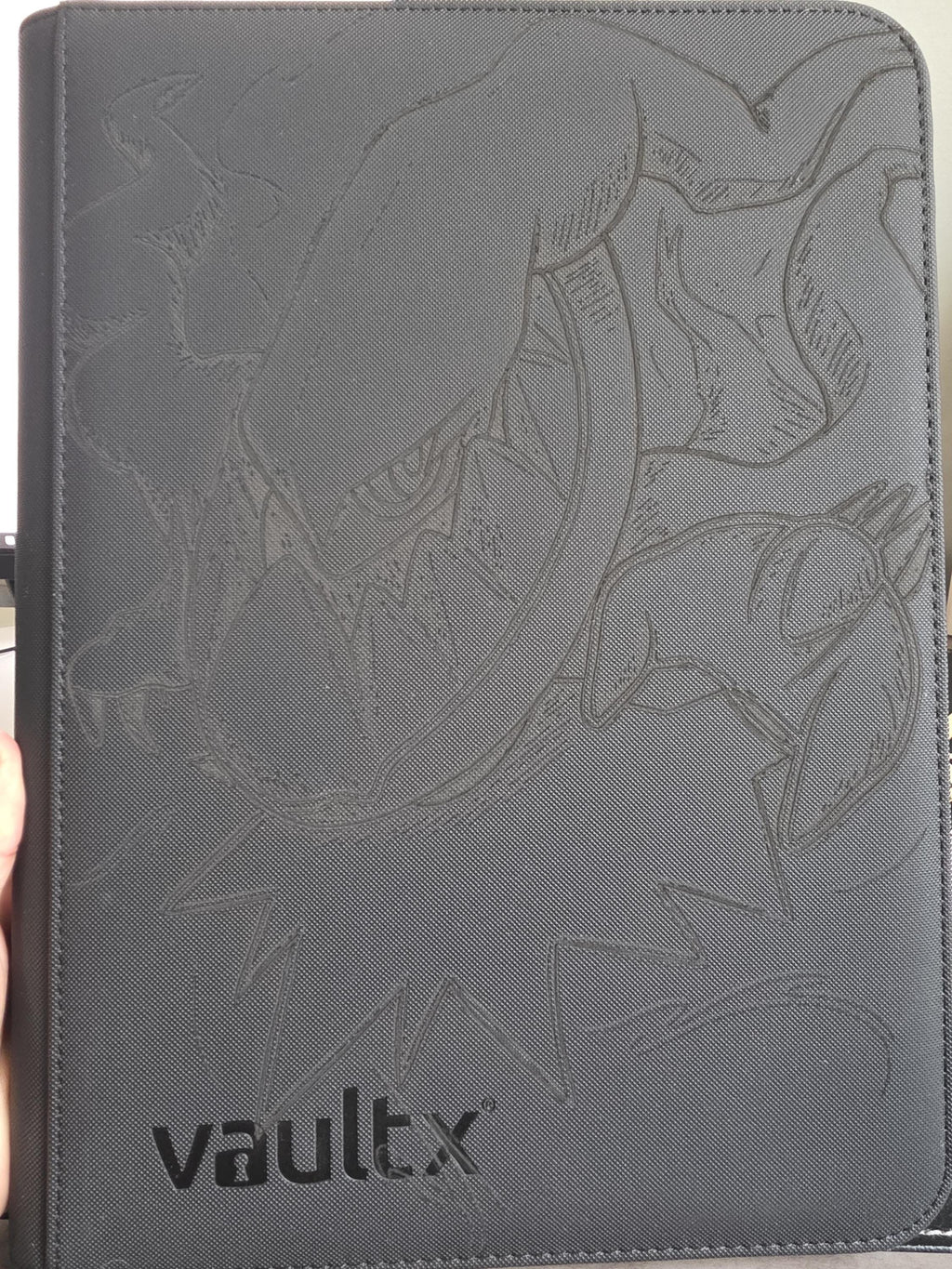Laser Engraved Darkrai Inspired Trading Card Binder | Black Vault X 9 Pocket Album