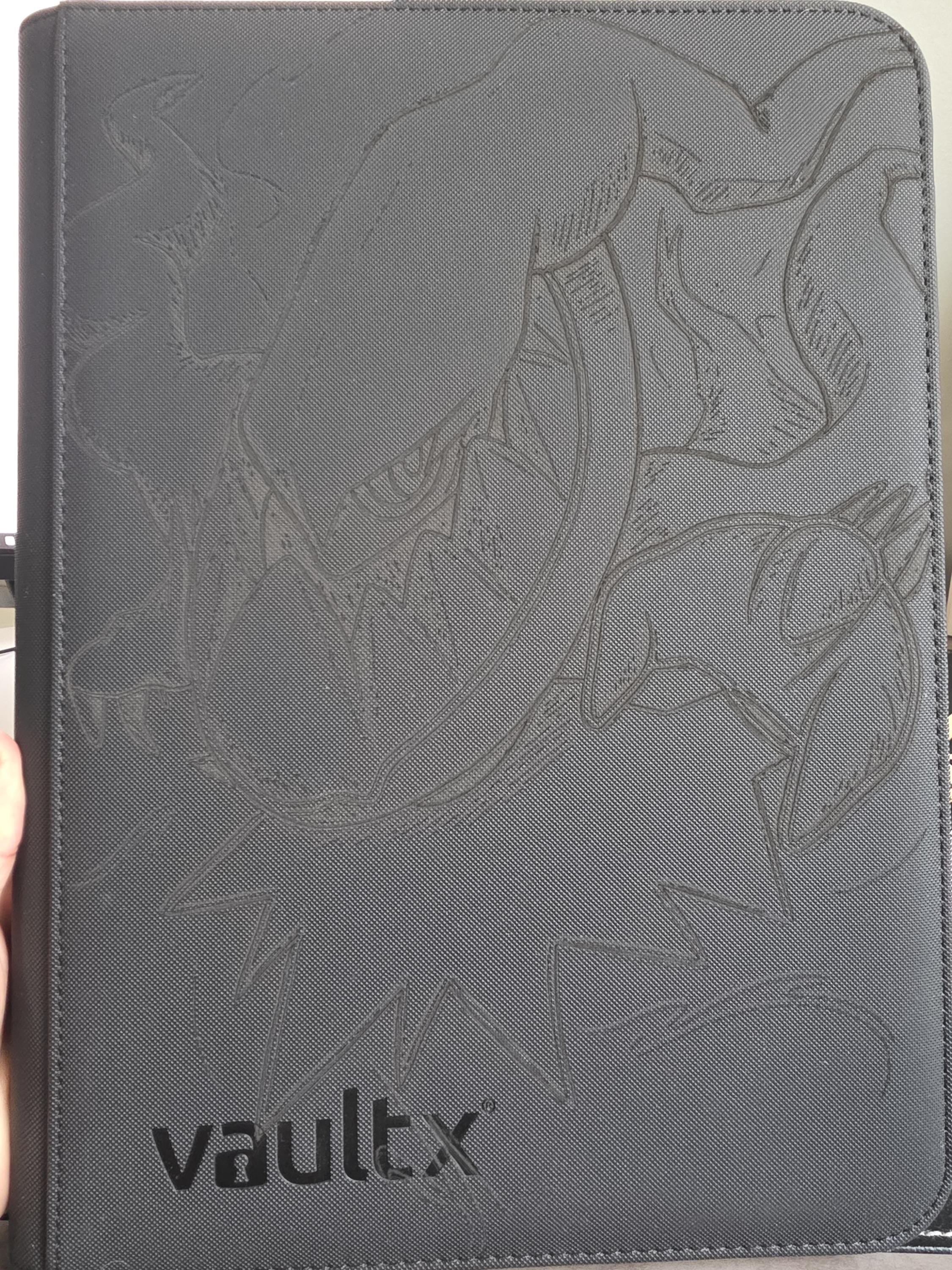 Laser Engraved Darkrai Inspired Trading Card Binder | Black Vault X 9 Pocket Album