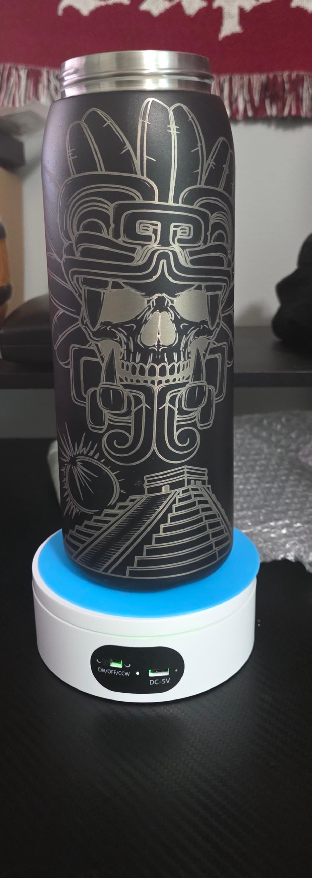 Laser Engraved Quetzalcoatl Owala Water Bottle | Aztec Inspired FreeSip Bottle | Mexican Heritage Gift