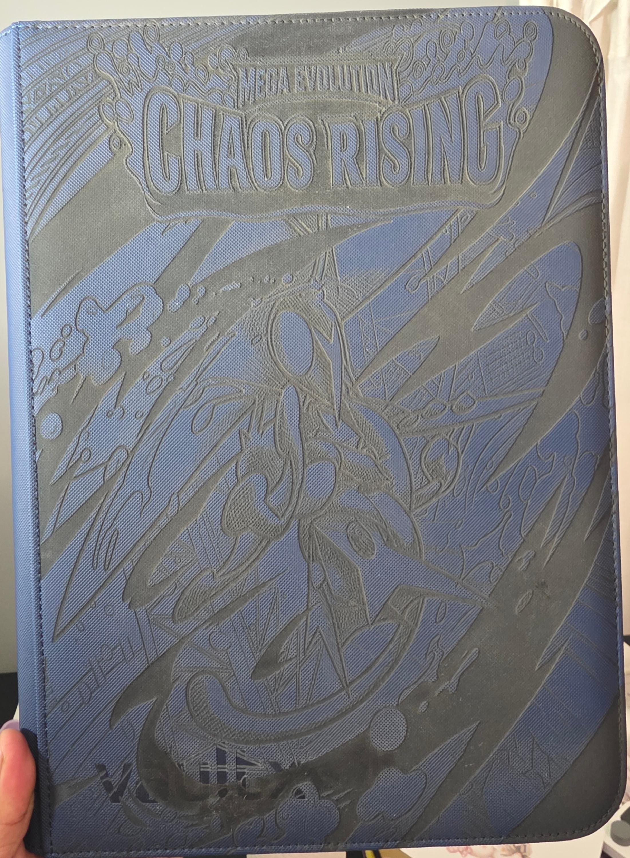 Laser Engraved Greninja Chaos Rising Inspired Vault X Binder