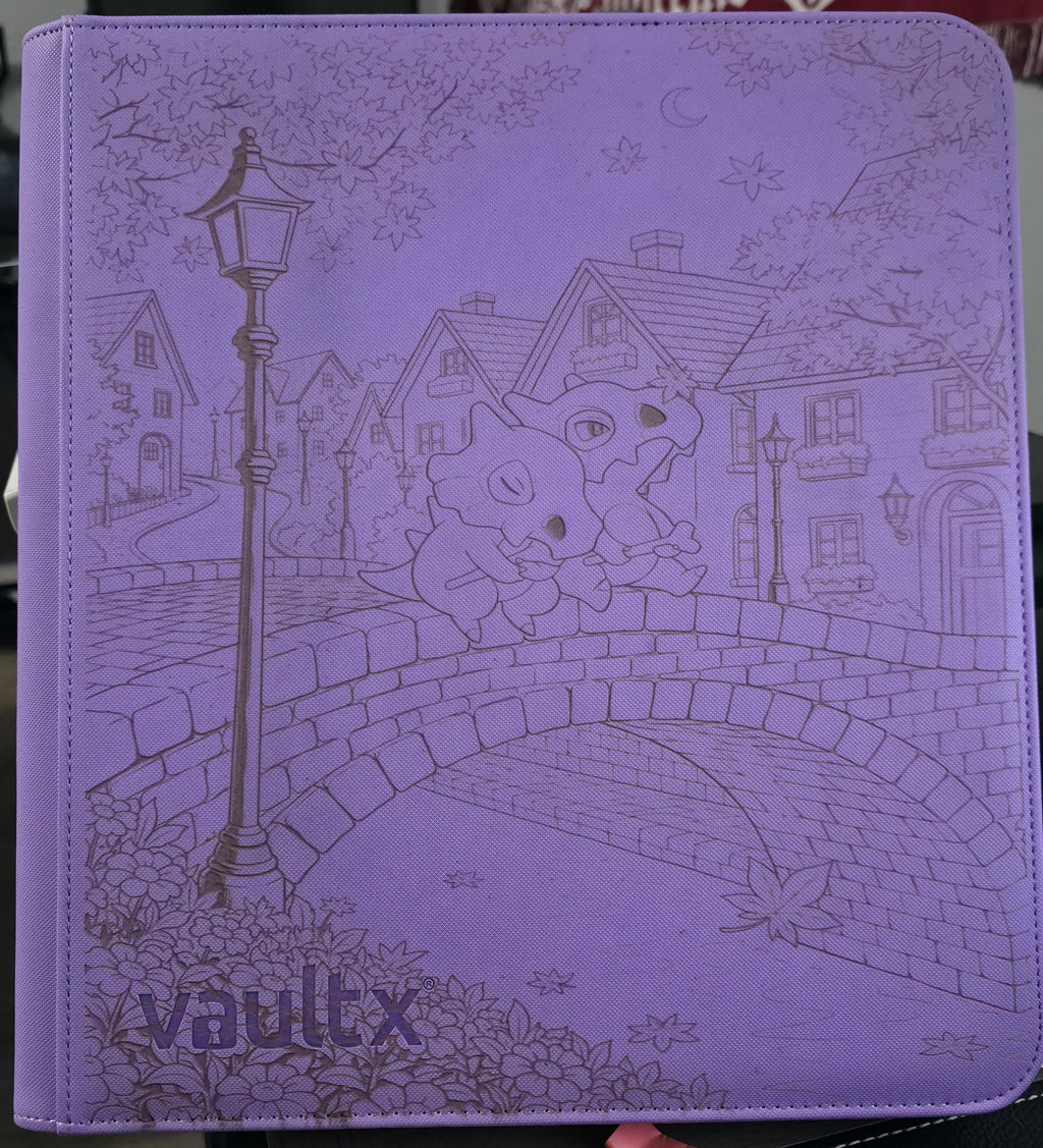 Custom Engraved Vault X Trading Card Binder | Personalized Pokémon, Anime, Gaming & Custom Artwork Binder | Laser Engraved Collector Album