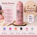 Personalized Birth Flower Owala FreeSip