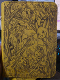 Pikachu Trading Card Album | Custom Laser Engraved Yellow Vault X Binder