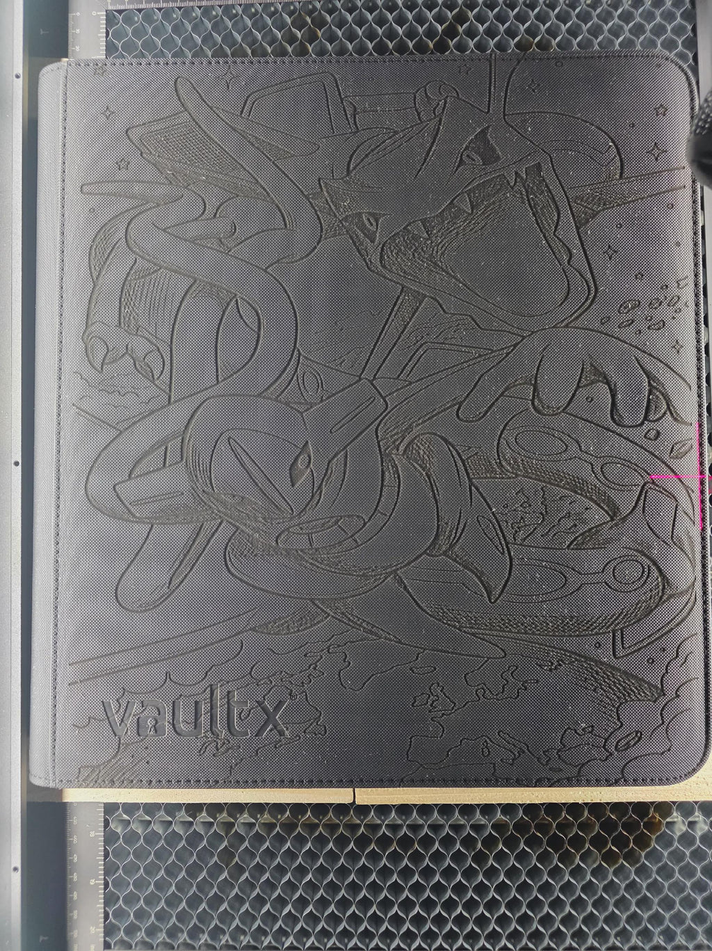 Custom Engraved Vault X Trading Card Binder | Personalized Pokémon, Anime, Gaming & Custom Artwork Binder | Laser Engraved Collector Album