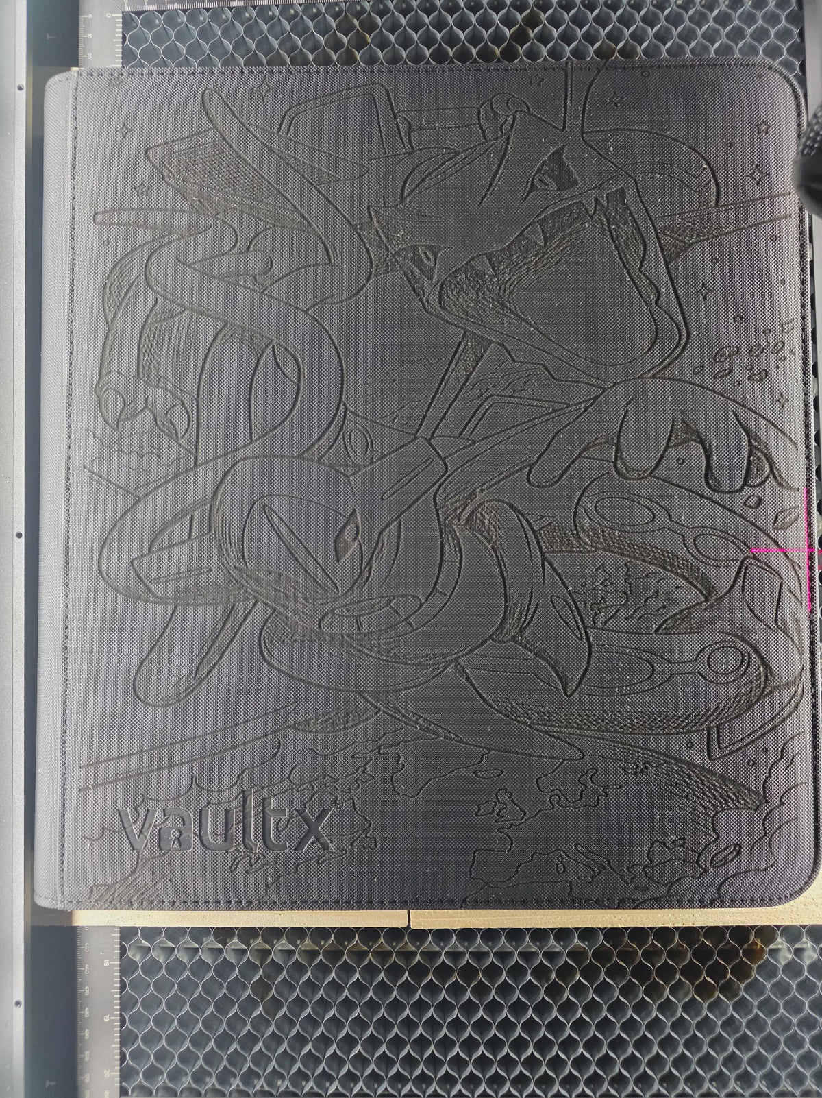 Custom Engraved Vault X Trading Card Binder | Personalized Pokémon, Anime, Gaming & Custom Artwork Binder | Laser Engraved Collector Album