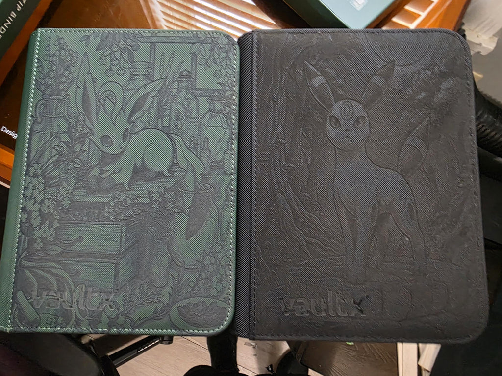 Custom Engraved Vault X Trading Card Binder | Personalized Pokémon, Anime, Gaming & Custom Artwork Binder | Laser Engraved Collector Album