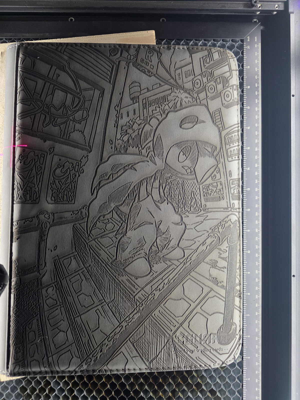 Custom Engraved TCGuard Trading Card 9 Pocket Binder | Personalized Pokémon, Anime, Gaming & Custom Artwork | Laser Engraved Collector Album