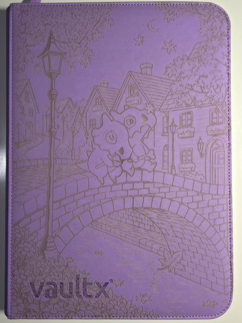 Cubone-Inspired Engraved Vault X Binder | Custom Trading Card Album | Pokémon Inspired Card Storage | Personalized Gift for TCG Collectors