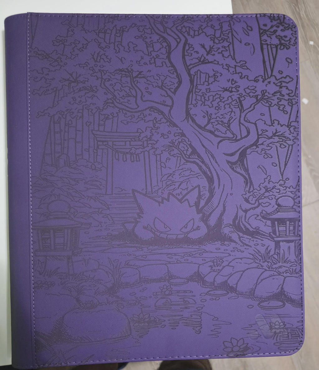 Custom Engraved 9 Pocket Top Loader Trading Card Binder | Personalized Pokémon, Anime & TCG Album