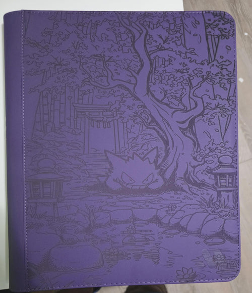 Custom Engraved 9 Pocket Top Loader Trading Card Binder | Personalized Pokémon, Anime & TCG Album