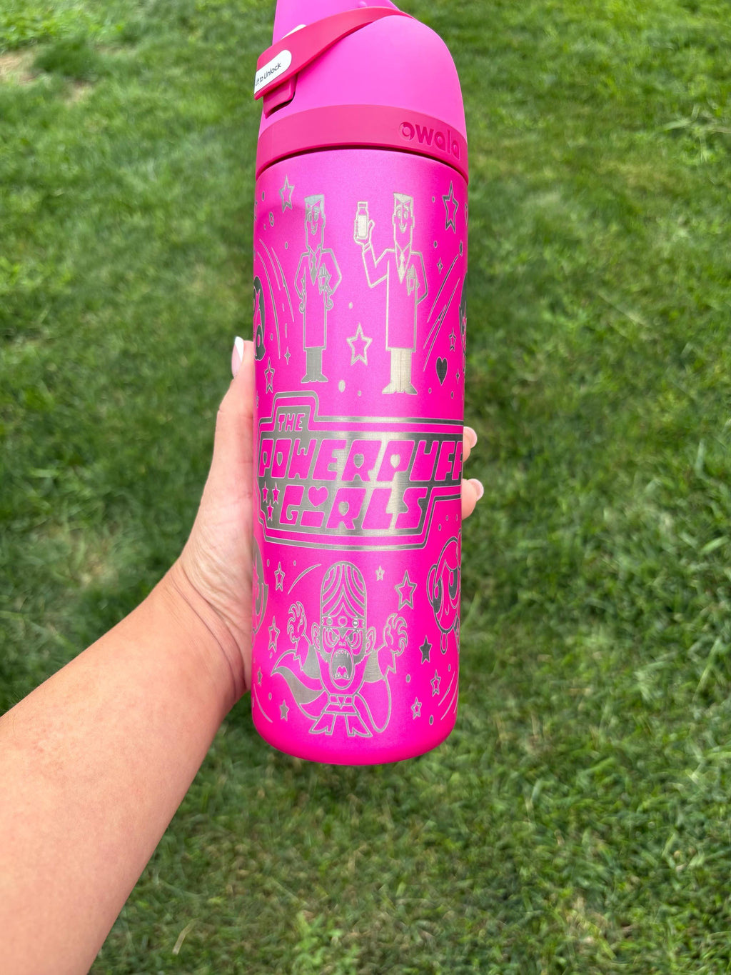 Custom Engraved Owala FreeSip Tumbler | Personalized Laser Engraved Water Bottle (24oz, 32oz)