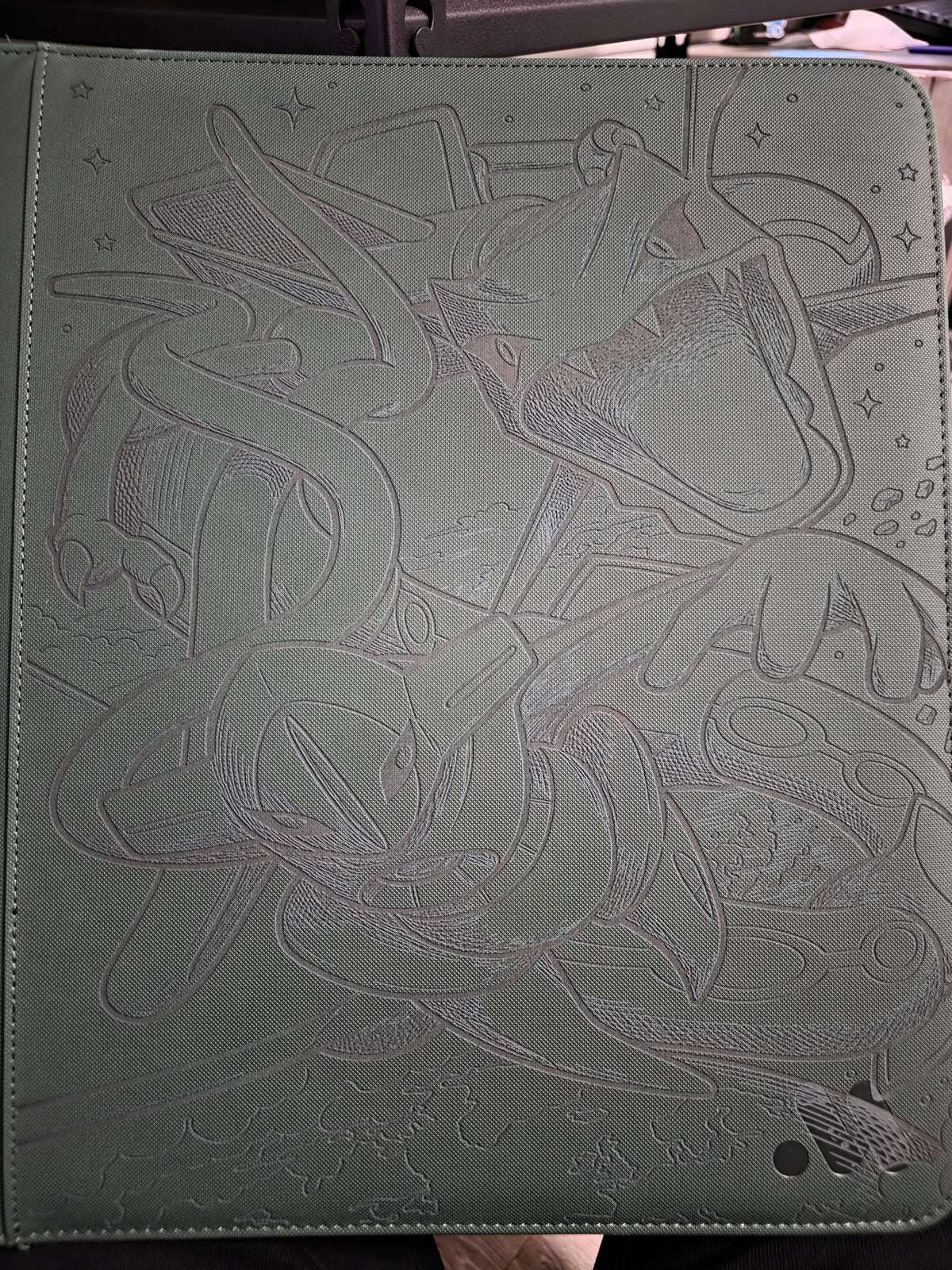 Laser Engraved Rayquaza Deoxys Vault-x Binder or Top Loader Binder