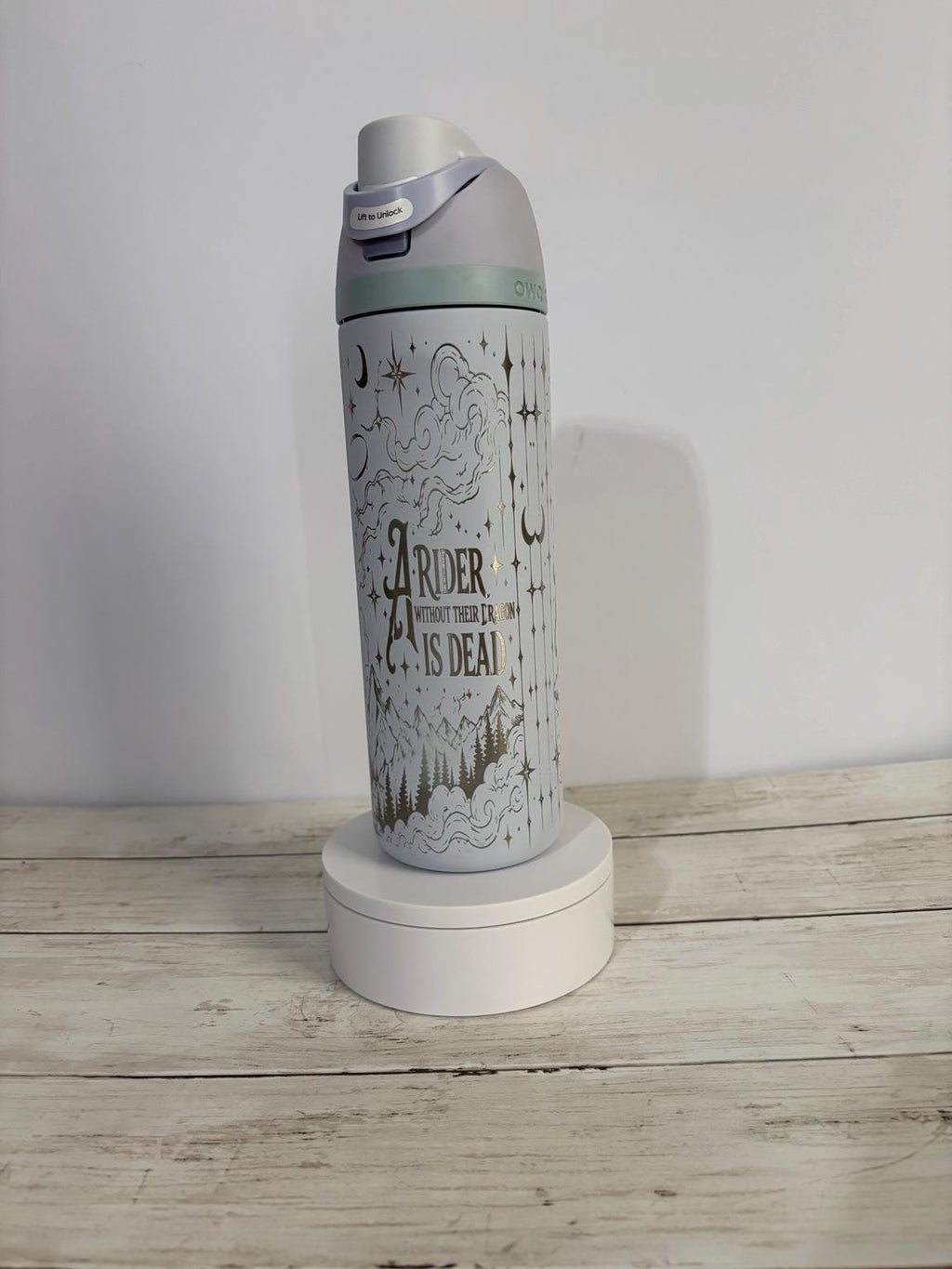 Fourth Wing Inspired Engraved Owala FreeSip, Dragon Rider Water Bottle, Fantasy Book Lover Gift