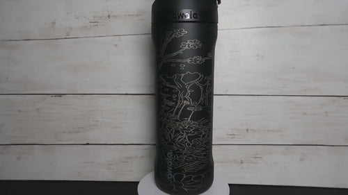Eevee & Pikachu Engraved Owala Water Bottle | Pokémon Inspired Laser Engraved Tumbler | Custom FreeSip Bottle | Anime Gift